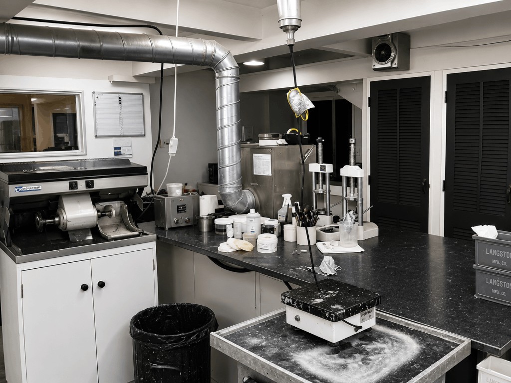 Yu Dental Laboratory reception and waiting area